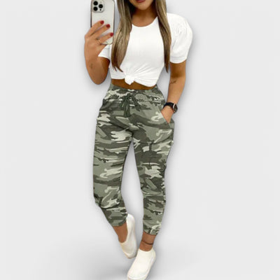 Zoe | Checked Trousers