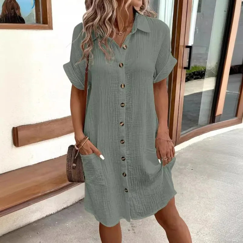 Linsey   | Elegant Shirt Dress