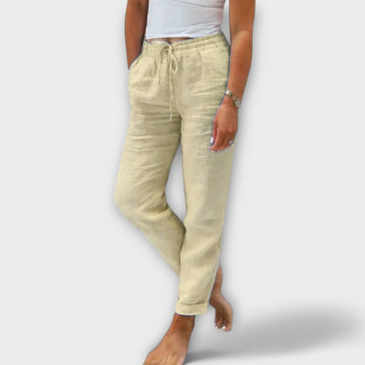 Stacy | Lightweight Linen Trousers