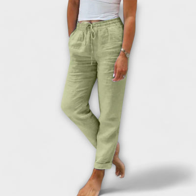 Stacy | Lightweight Linen Trousers