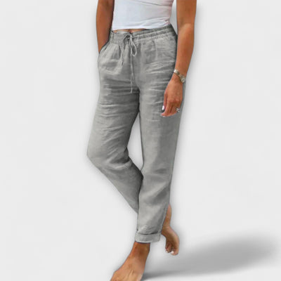 Stacy | Lightweight Linen Trousers
