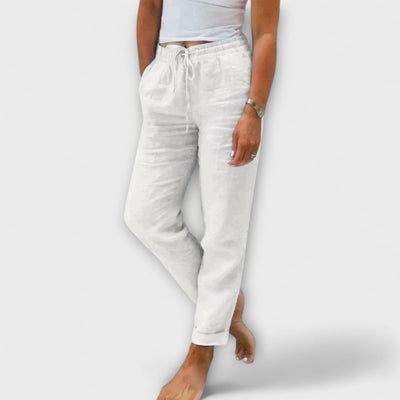 Stacy | Lightweight Linen Trousers