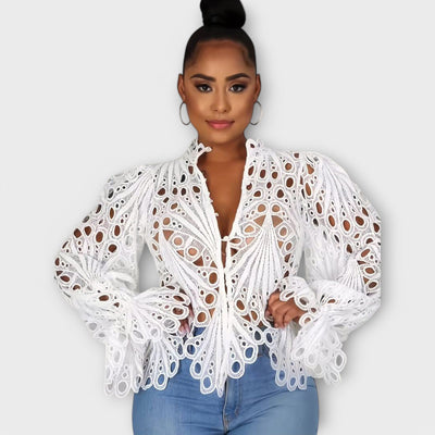 Savannah | Asymmetrical Blouse with Trendy Cut