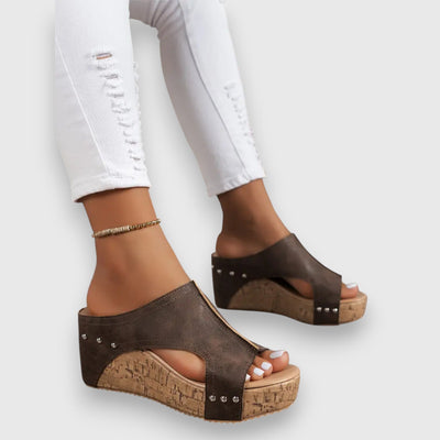 Vicky | Wedge Sandals