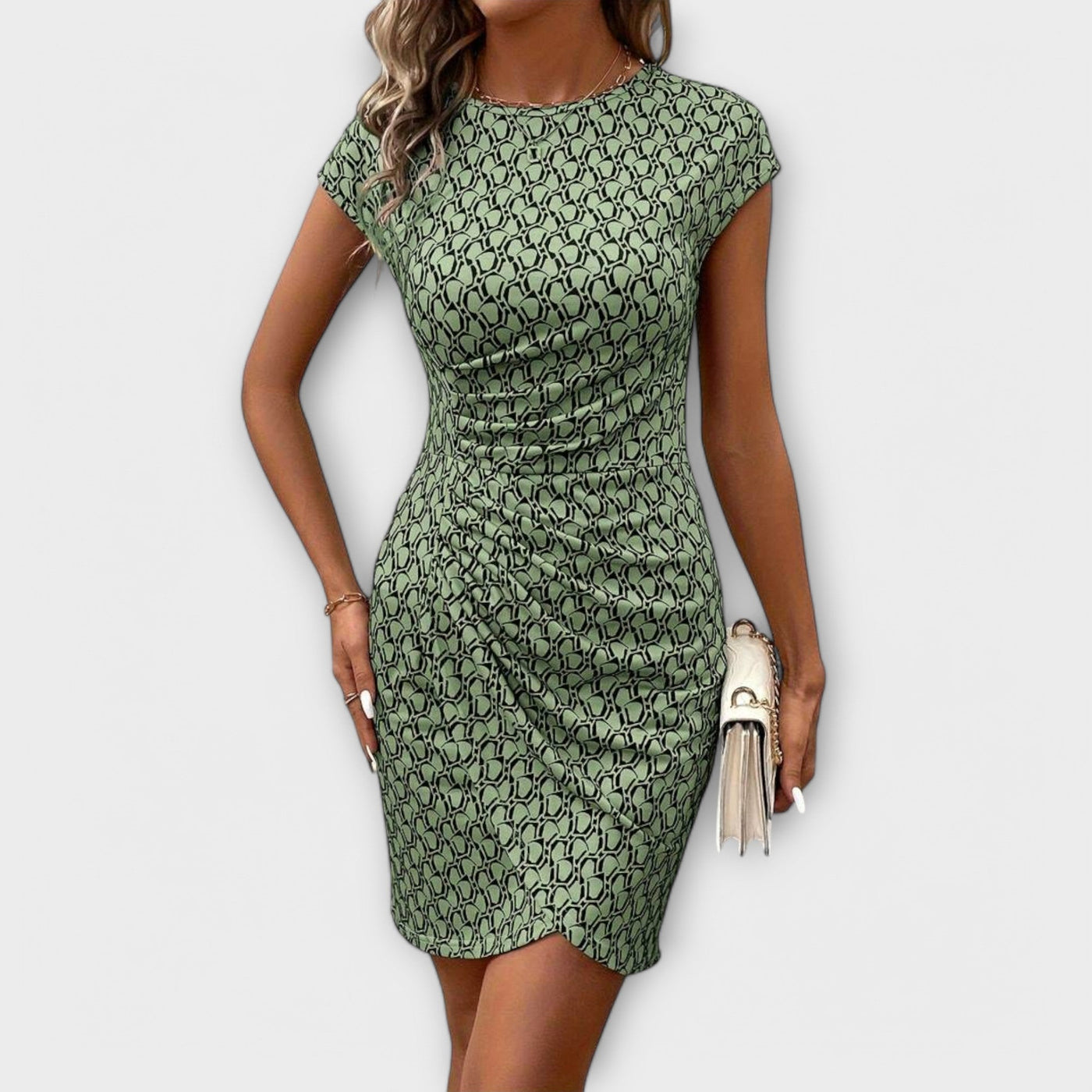 Emma | Short-Sleeved Tulip Dress