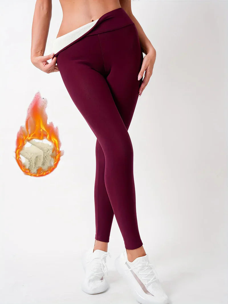Clara | High Waist Fleece Lined Leggings