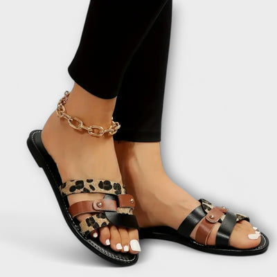 Sandra | Leopard Sandals