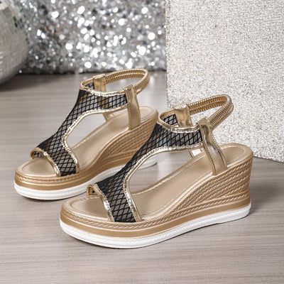 Sarah | Orthopedic slip-on wedge heels