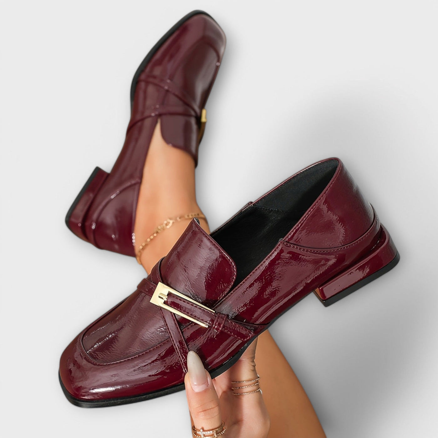 Rianna | Burgundy Loafer