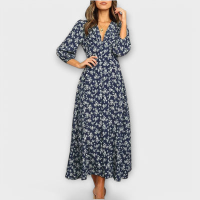 Rosa | Flower Maxi Dress