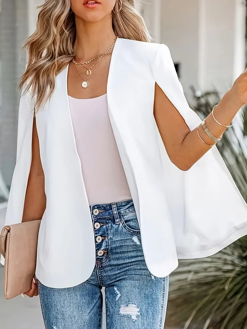 Olivia™ | Chic Cape Sleeve Blazer
