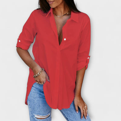 Jessica | relaxed blouse with V-neck