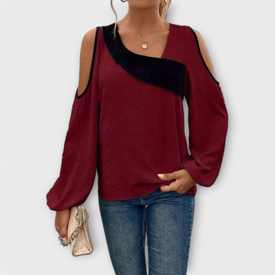 Scarlett | Color Block Blouse