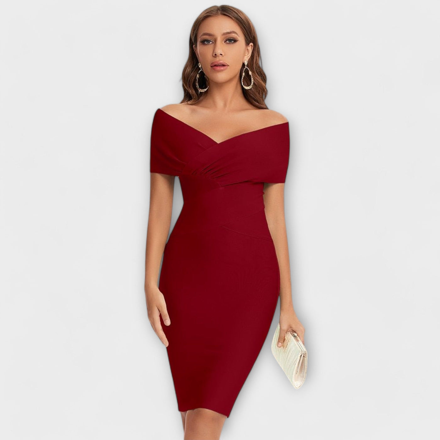 Giorgia | Elegant dress with V-neckline