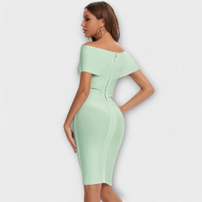 Giorgia | Elegant dress with V-neckline