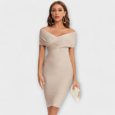 Giorgia | Elegant dress with V-neckline