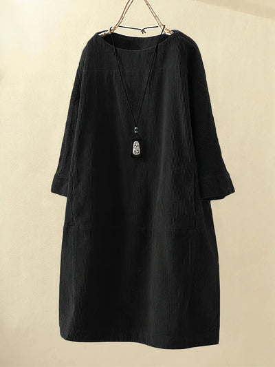 Mandy | Corduroy Tunic Dress
