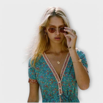 Ranya | Boho Midi Dress