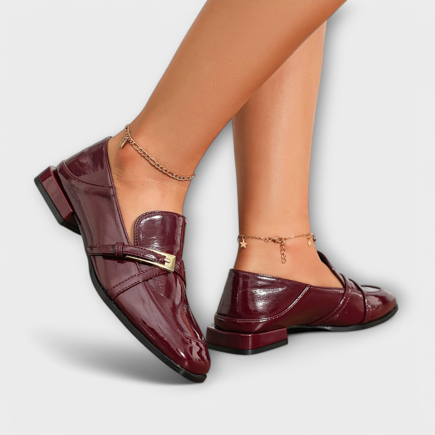 Rianna | Burgundy Loafer