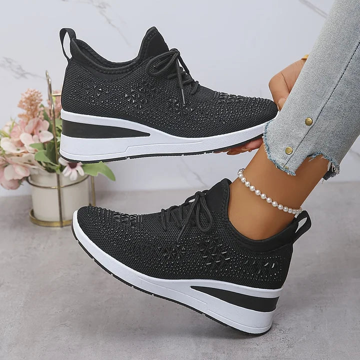 Estelle | Orthopedic sneakers with sparkling rhinestones