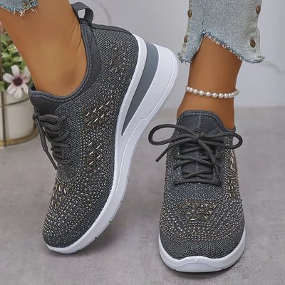 Estelle | Orthopedic sneakers with sparkling rhinestones