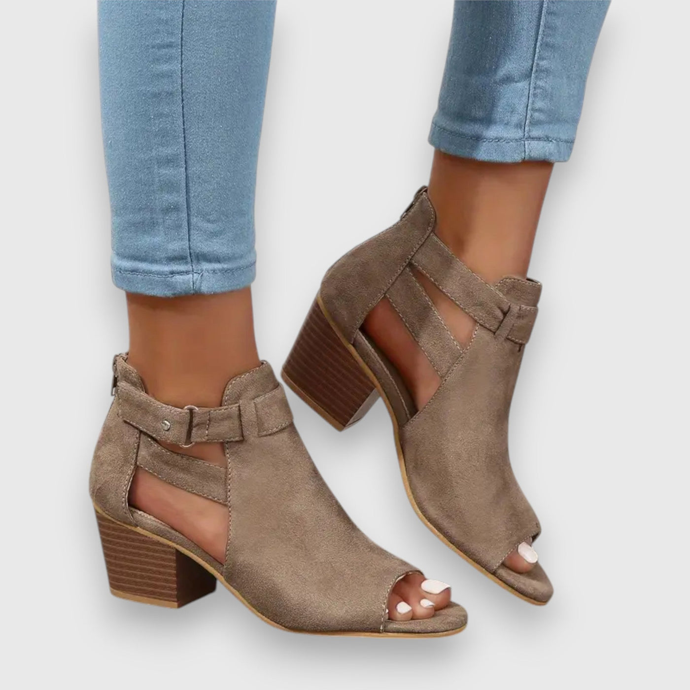 Nadine | Sandals with Thick Heels