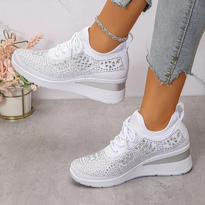 Estelle | Orthopedic sneakers with sparkling rhinestones