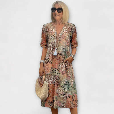 Jasmine | Vibrant Floral Dress