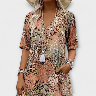 Jasmine | Vibrant Floral Dress