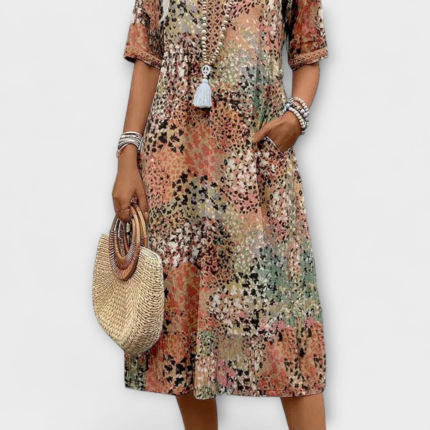 Jasmine | Vibrant Floral Dress