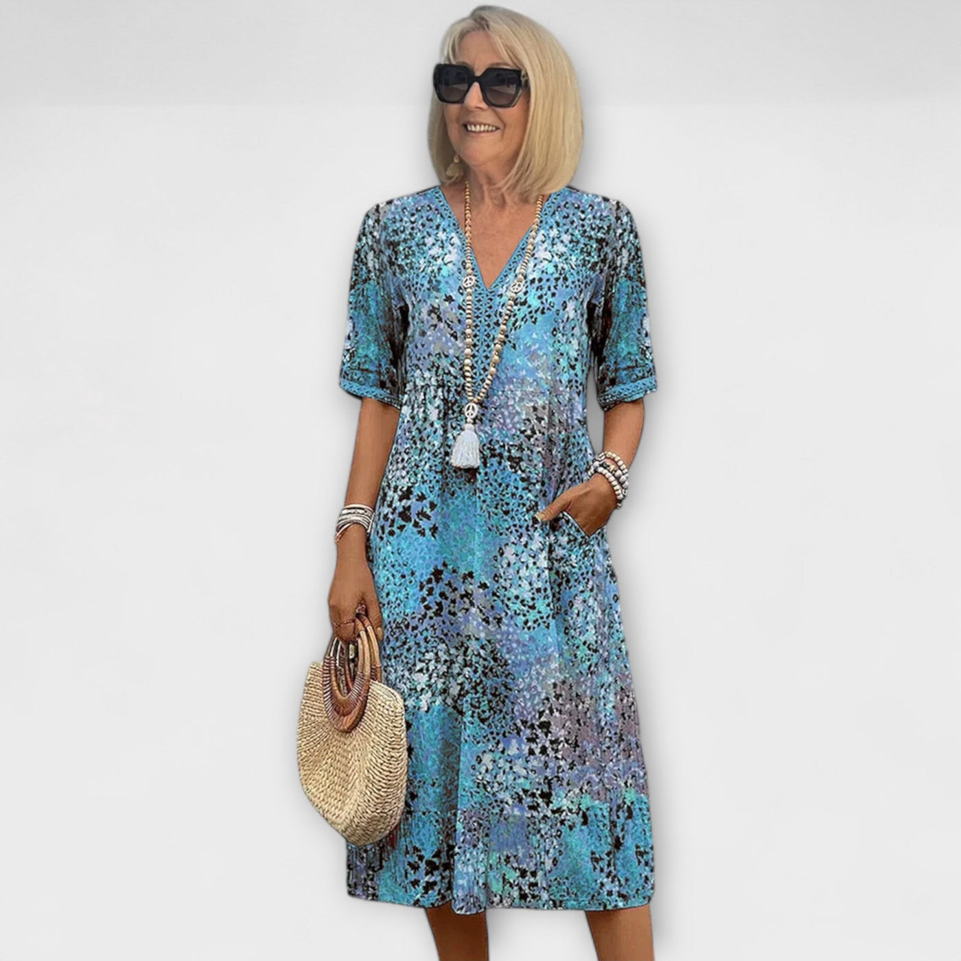 Jasmine | Vibrant Floral Dress
