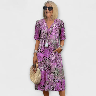 Jasmine | Vibrant Floral Dress
