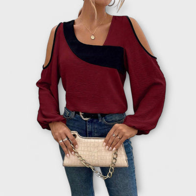 Scarlett | Color Block Blouse