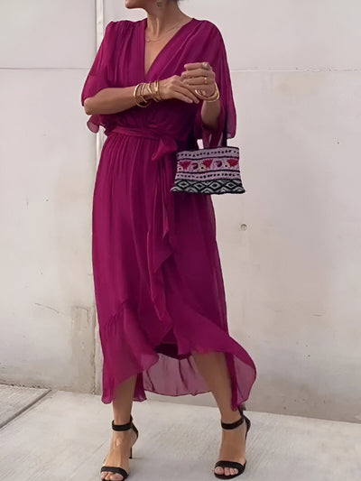 Vicky | Tie-Waist Midi Dress