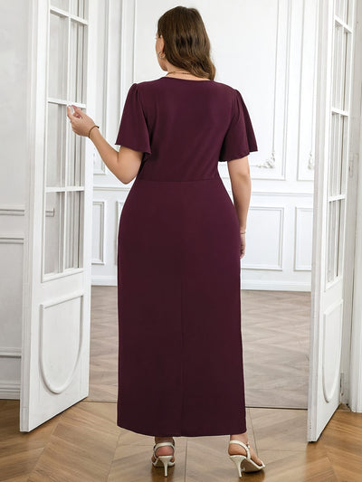 Patrice | Plus Size Elegant A-Line Midi Dress