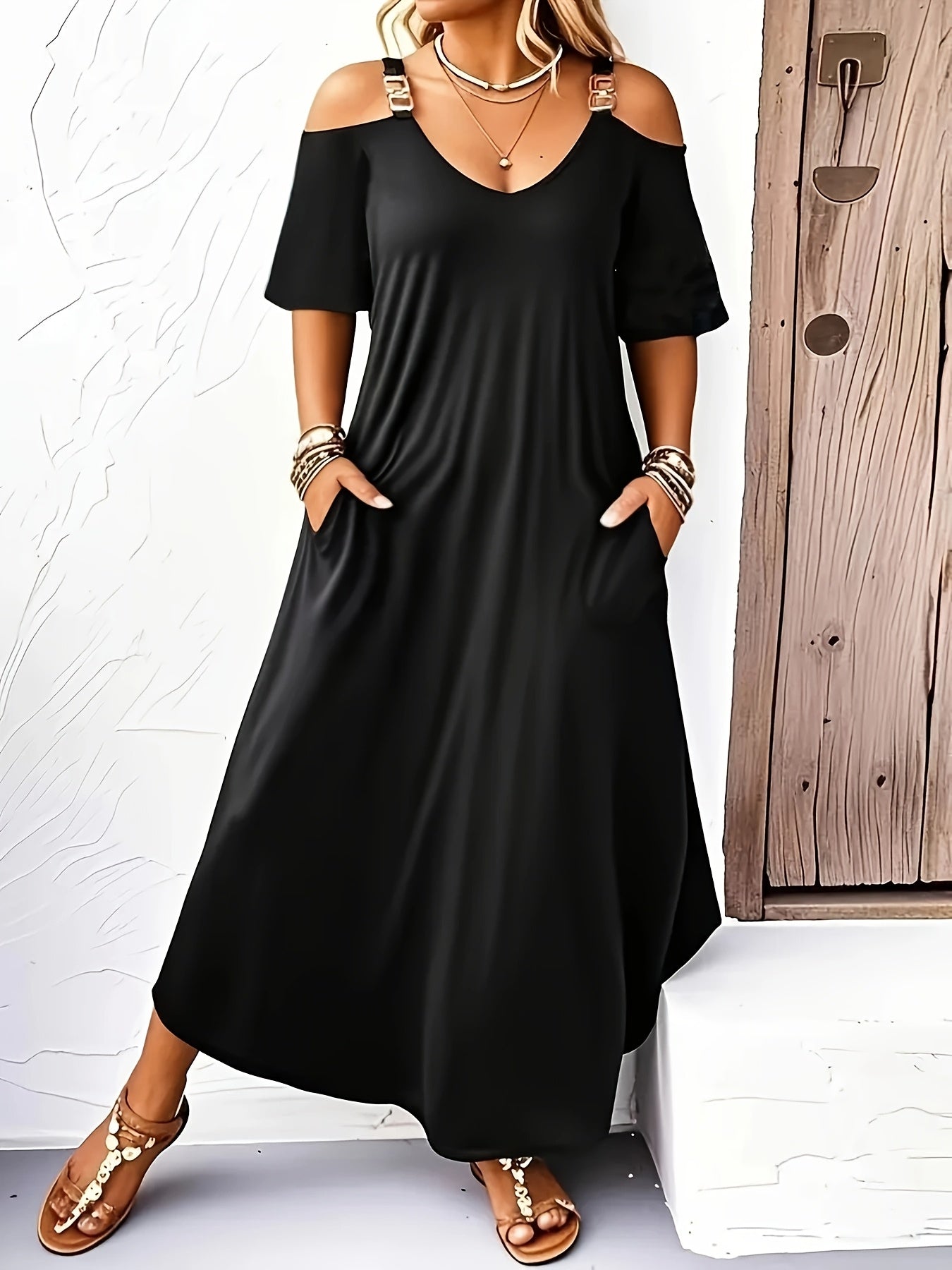 Bobby | Elegant Tummy Smoothing Dress with Pockets