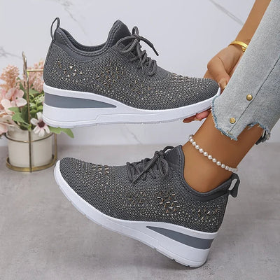 Estelle | Orthopedic sneakers with sparkling rhinestones