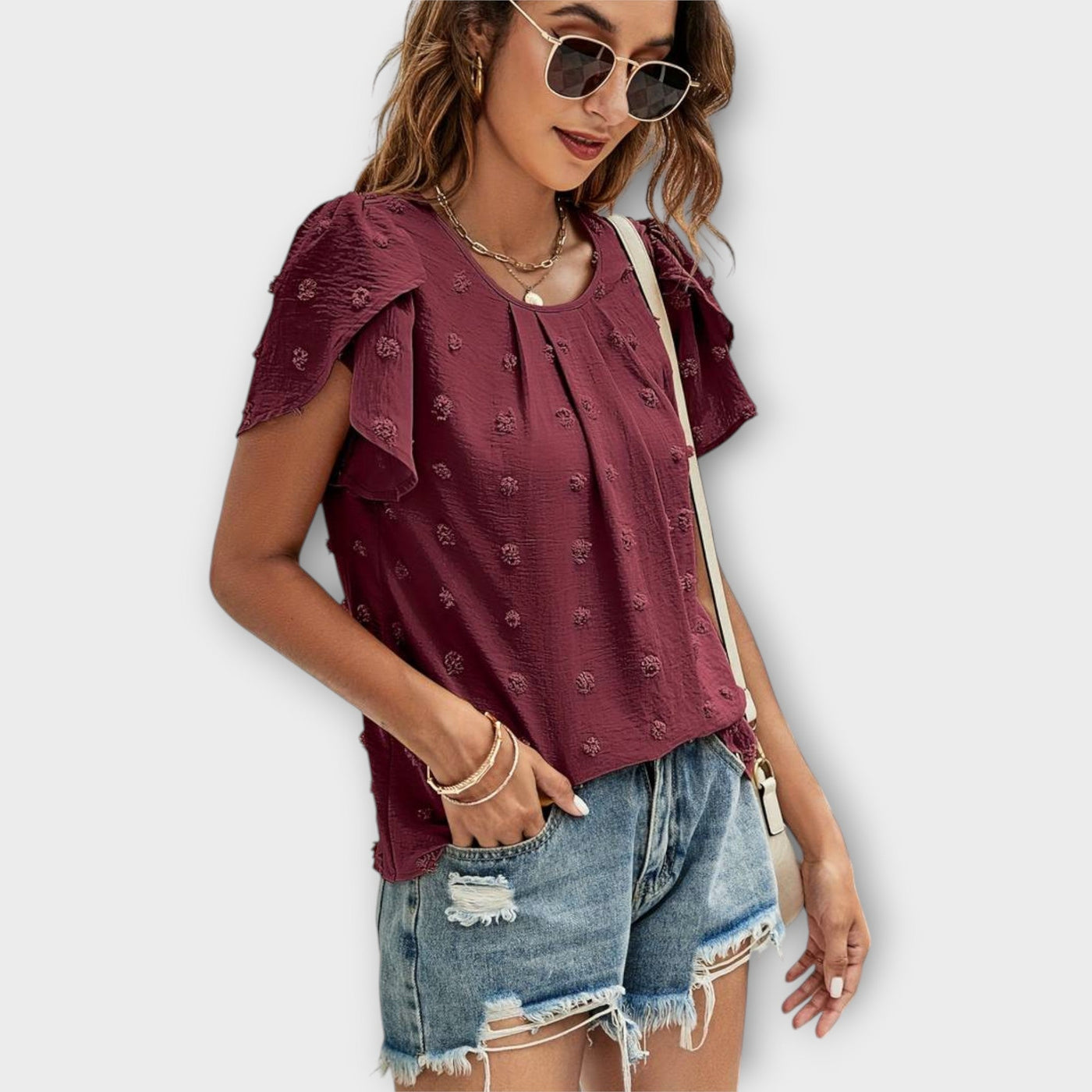 Charlotte | The Perfect Swiss-Dot Blouse