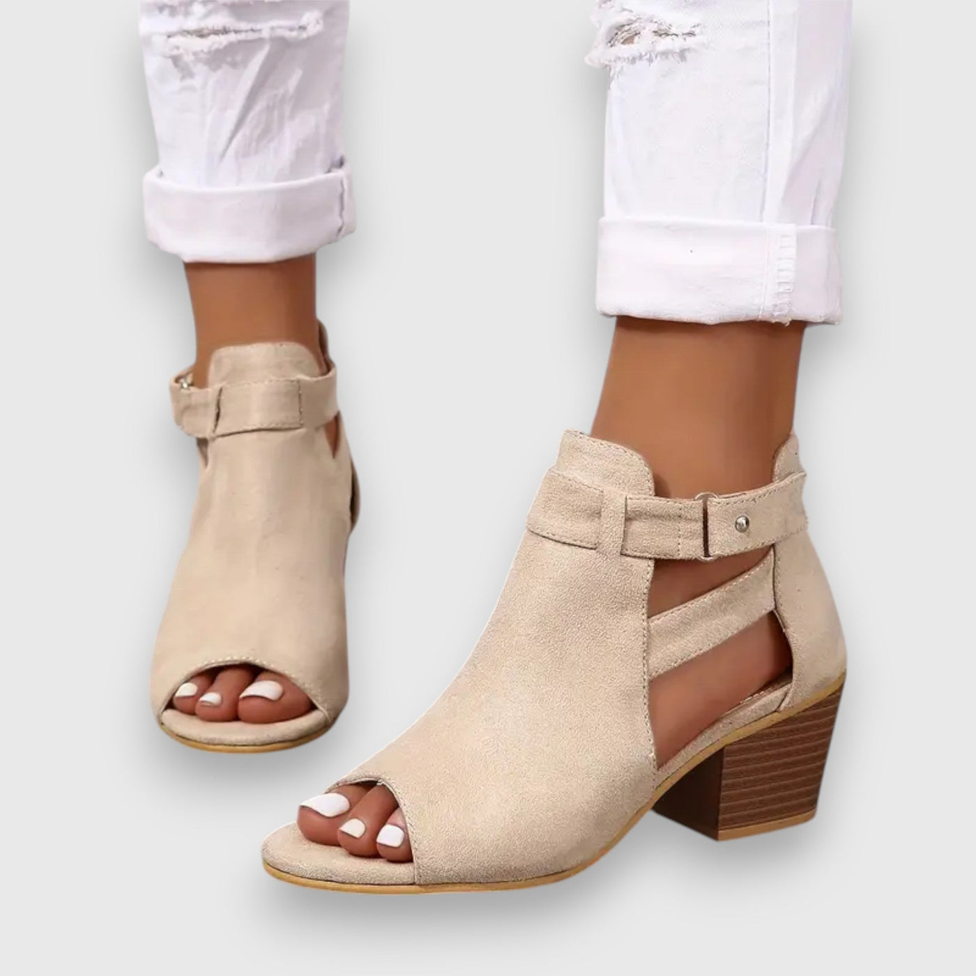 Nadine | Sandals with Thick Heels