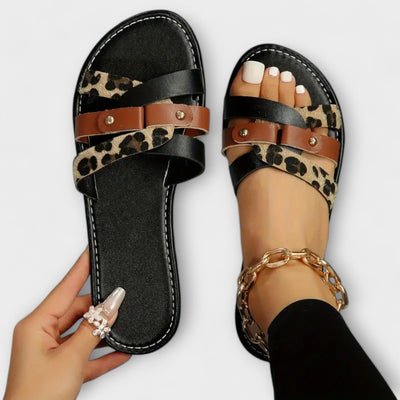 Sandra | Leopard Sandals