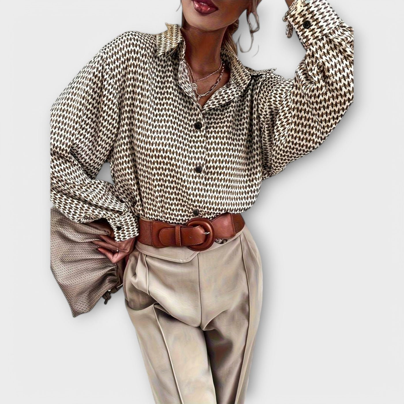 Ashley | Vintage Long-Sleeved Blouse