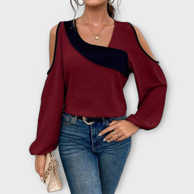 Scarlett | Color Block Blouse