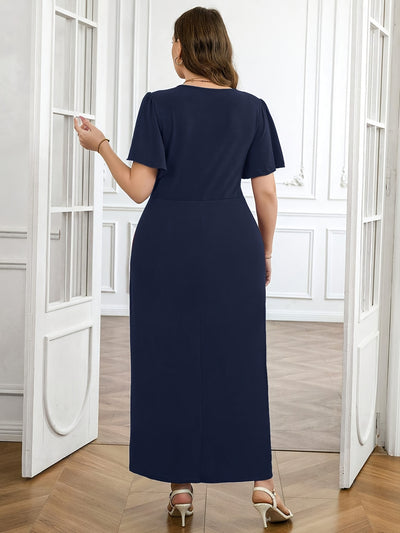 Patrice | Plus Size Elegant A-Line Midi Dress