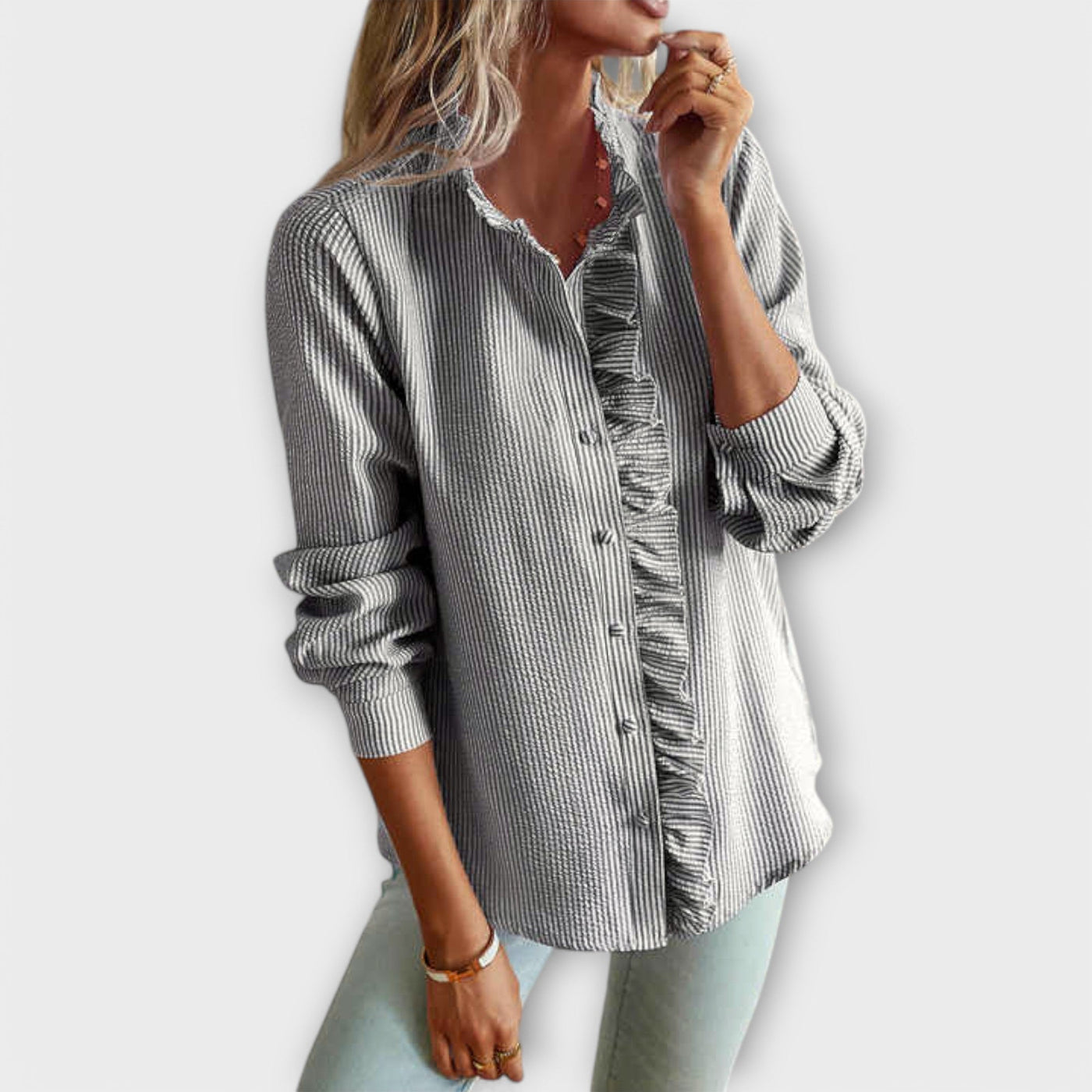 Lily | Elegant Long-Sleeved Blouse