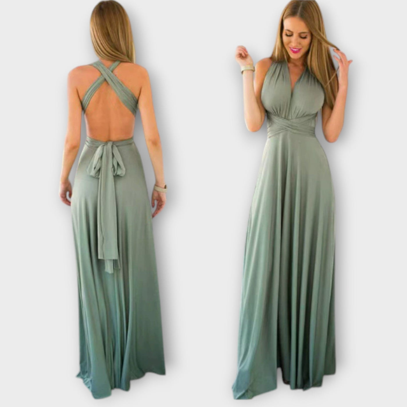 Zara | Wrap Maxi Dress