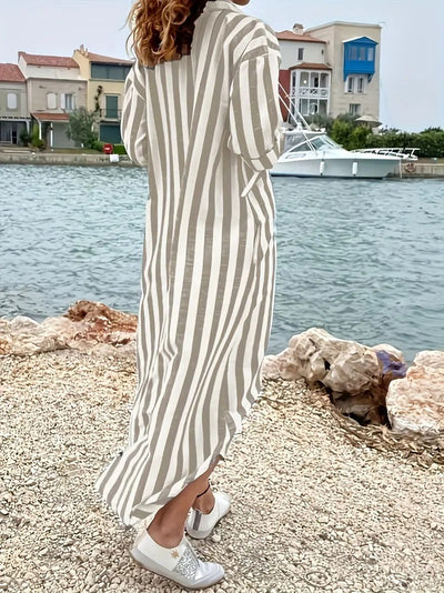 Danica™ | Striped Shirt Dress