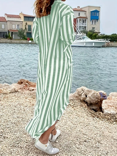 Danica™ | Striped Shirt Dress