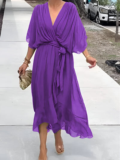 Vicky | Tie-Waist Midi Dress