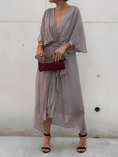 Vicky | Tie-Waist Midi Dress