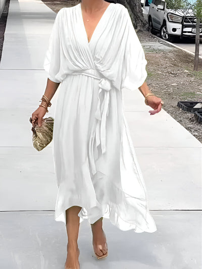 Vicky | Tie-Waist Midi Dress